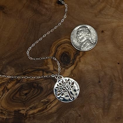 EFYTAL Grandma Gifts, 925 Sterling Silver Family Tree of Life Necklace, Mother's Day Jewelry Gift Ideas