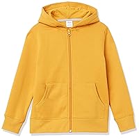 Amazon Essentials Boys and Toddlers' Fleece Zip-Up Hoodie Sweatshirt