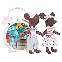 LEVLOVS Handmade Linen Mouse Doll, Girl or boy Gift, Baby Doll Gift, Minimalist Modern Nursery Decor, Kids Friendly Gift, Gift for Kids