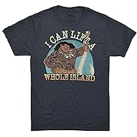 Disney Men's Moana Maui Whole Island Lift Graphic T-Shirt
