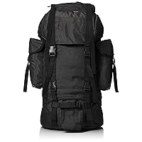 F-Style F-SD010059 German Waterproof Backpack Replica, 25.4 gal (75 L), Black