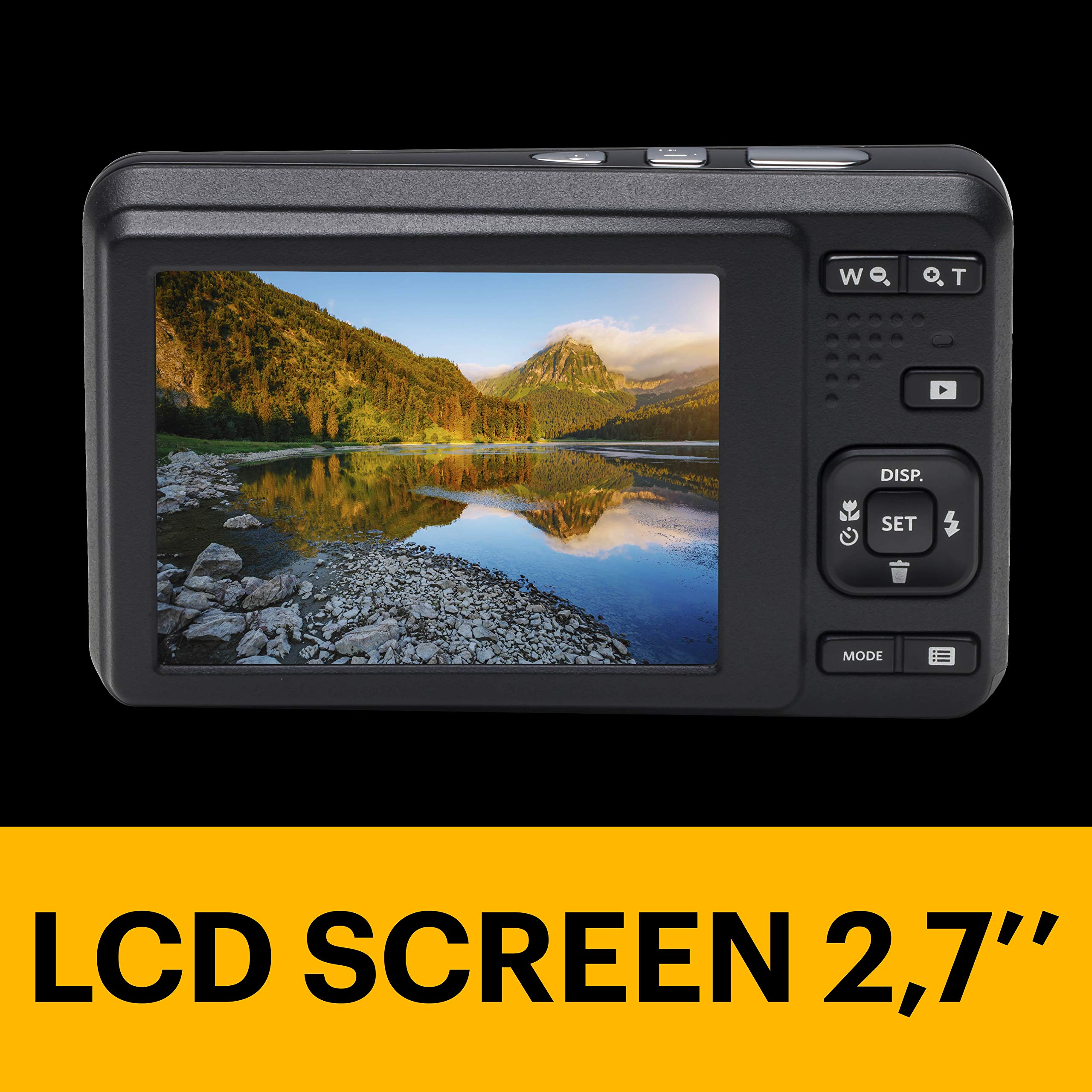 Kodak FZ53-BL Point and Shoot Digital Camera with 2.7