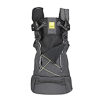 LÍLLÉbaby 6-in-1 Pursuit All Seasons Ergonomic 6-in-1 Baby Carrier Newborn to Toddler - with Lumbar Support - for Children 7-45 Pounds - 360 Degree Baby Wearing - Graphite