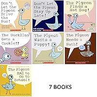 Pigeon Series 7 Book Set : Don't Let the Pigeon Drive the Bus / Stay up Late. Pigeon Finds a Hot Dog ....and 4 More Titles