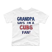 NanyCrafts' Grandpa Says I'm a Cubs Fan Kids Shirt, Children Cubs Fan