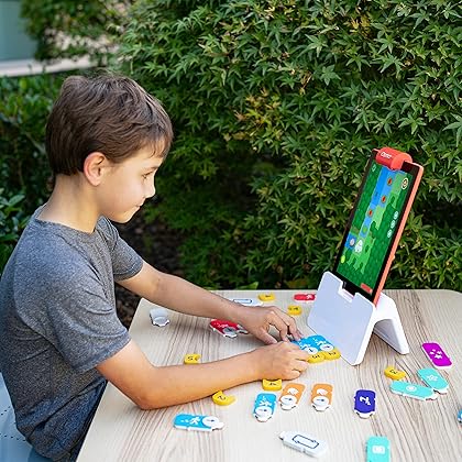 Osmo-Coding Starter Kit for Fire Tablet-3 Educational Learning Games Ages 5-10+-Learn to Code,Coding Basics & Coding Puzzles-STEM Toy Gifts,Boy & Girl(Osmo Fire Tablet Base Included-Amazon Exclusive)