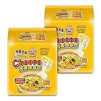 [OTTOGI] Cheese Ramen, KOREAN STYLE INSTANT NOODLE, Rich flavor with savory cheese (111g) - 8 Pack