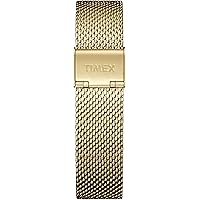 Timex TW7C07700 Two-Piece 18mm Gold-Tone Stainless Steel Mesh Quick-Release Bracelet