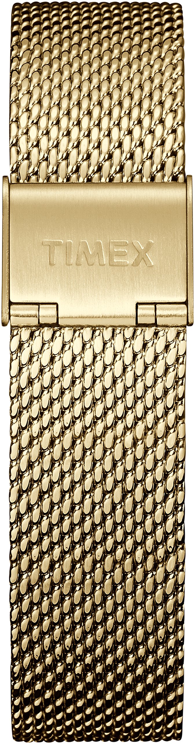 Timex TW7C07700 Two-Piece 18mm Gold-Tone Stainless Steel Mesh Quick-Release Bracelet