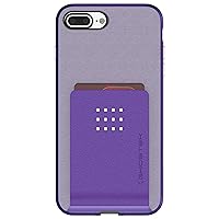 Ghostek Exec Magnetic iPhone 7 Plus, iPhone 8 Plus Wallet Case with Card Holder Slot Built-In Magnet is Perfect for Car Mount and Vent Mounts 2016 iPhone 7 Plus, 2017 iPhone 8 Plus (6.5 Inch) - Purple