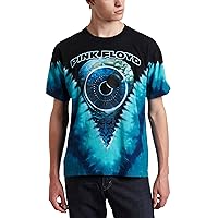 Liquid Blue Men's Pink Floyd Pulse V Tie Dye T-Shirt