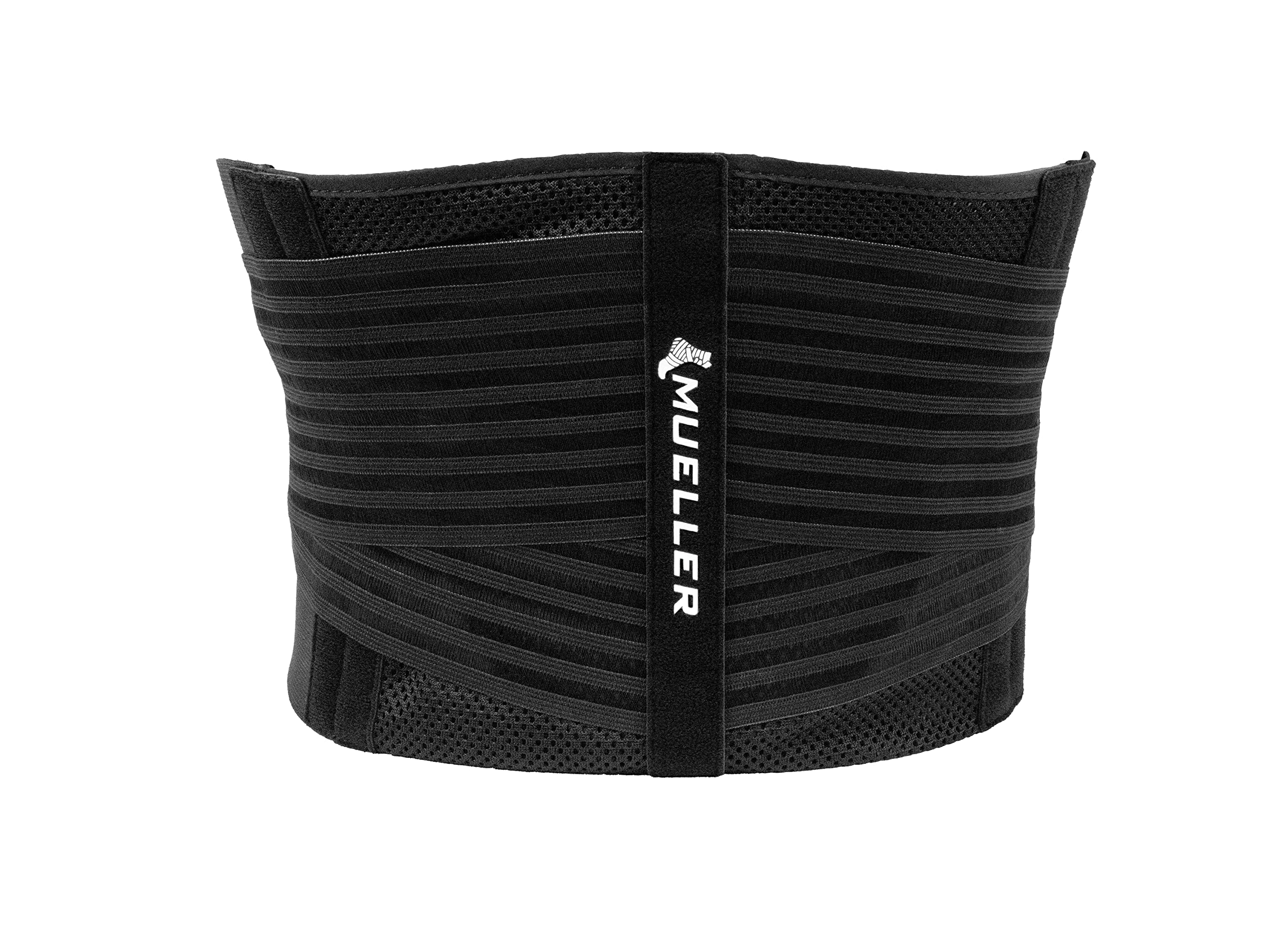 Mueller Sports Medicine 4-in-1 Lumbar Back Brace with Removable Hot/Cold Pack, for Men and Women, Black, One Size