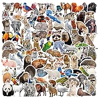 Cute Animal Stickers for Kids, Teens- 100PCS Premium Waterproof