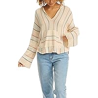 Billabong Women's Bonfire Hooded Baja Pullover Sweater