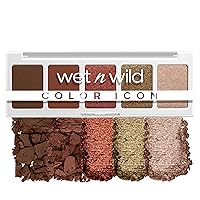 wet n wild Color Icon Eyeshadow Makeup 5 Pan Palette, Go Commando, Matte, Shimmer, Metallic, Long Wearing, Rich Buttery Pigment, Cruelty Free