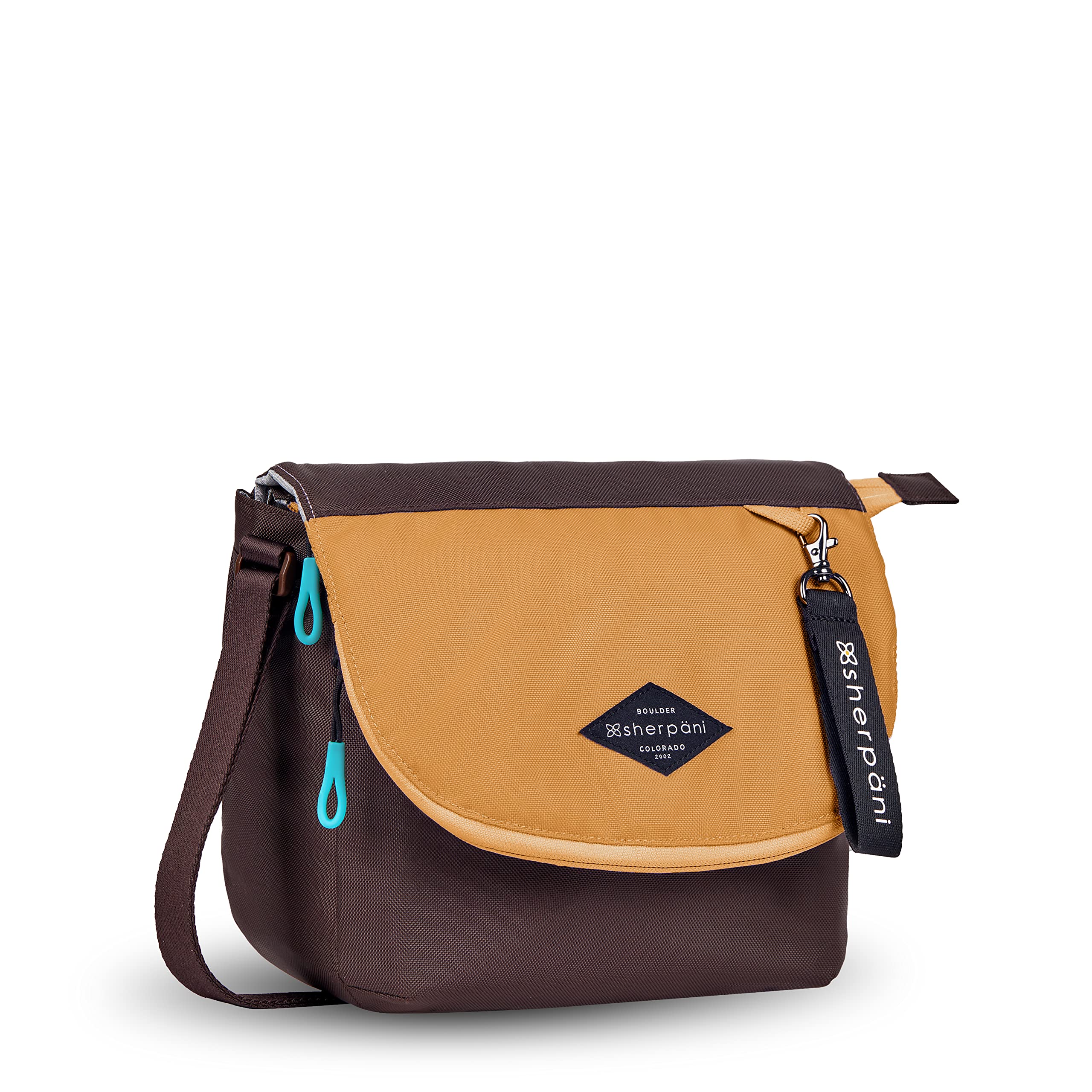 Sherpani Milli, Nylon Flap Crossbody Purse, Medium Shoulder Bag, Travel Crossbody Bags for Women, RFID Protection