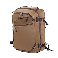 TRAVELIST(トラベリスト) Water Repellent Expansion Computer Compatible Daybag Backpack Business Casual Carry-on Size Time L Coyote