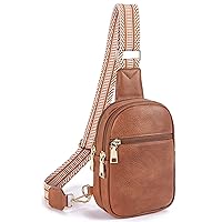 Telena Small Sling Bag for Women Vegan Leather Fashionable Fanny Pack Crossbody Bags for Women Chest Bag for Travel
