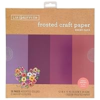 PLG41103 Frosted Craft Paper, 12