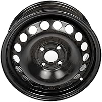 Dorman 939-100 15 x 6 In. Steel Wheel Compatible with Select Chevrolet / Pontiac Models, Black, Medium