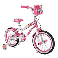 Kent Starshine Bike, 16-Inch, White/Pink, Small