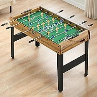 IDEALHOUSE 48 Inch Foosball Table, Soccer Table Game for Kids and Adults, Arcade Table Soccer for Home, Indoor Game Room Sport, Easy Assembly