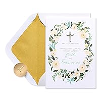 Papyrus Baptism Card (Faith and Happiness)