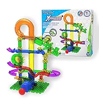 The Learning Journey: Techno Gears Marble Mania STEM – Xpress Marble Run (80+ pieces) Construction Set – Toy Marble Maze Game - Award Winning Learning Toys & Gifts for Boys & Girls Ages 6 Years and Up