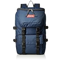 Aventura 30331 Backpack, Flap Backpack, Water Repellent, Nylon, Large Capacity, A4, Mesh Pocket, Back, Zipper, 5.3 gal (20 L), Navy