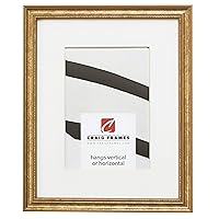 Craig Frames 314GD 17 x 22 Inch Ornate Gold Picture Frame Matted to Display a 13 x 19 Inch Photo