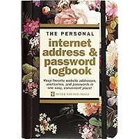 Midnight Floral Internet Address & Password Logbook Midnight Floral Internet Address & Password Logbook Hardcover
