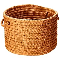Colonial Mills Simply Home Solid Utility Basket, 14 by 10-Inch, Rust