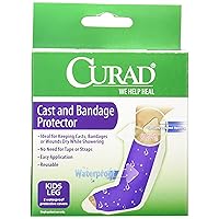 Child Leg Cast and Bandage Protectors, Water Resistant, Reusable, Ideal for Shower and Bath,