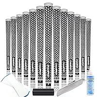 CHAMPKEY Y-360 Rubber Golf Grips 13 Pack Come with All Repair Kits - All Weather Performance, High Feedback and Traction Golf Club Grips