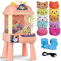 Large Claw Machine for Kids - 21 Inches | Pre Assembled, Adjustable Kids Claw Machine with Toys Inside | Mini Vending Machine Toys | Candy Claw Machine | Arcade Machines for Home with Music