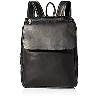 Flap-Over Tablet Backpack, Black, One Size