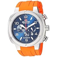 Men's SP3345 Guardian Analog Display Quartz Orange Watch, Blue