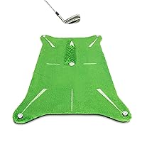 GoSports Swing Spot Golf Swing Impact Training Mat, Shows Club Path at Impact to Detect and Fix Slices, Hooks and More - Choose Indoor or Outdoor