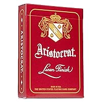 Aristocrat Vintage Series 727 Bank Note Playing Cards - Premium, Vintage Inspired Poker Cards Deck, Red/Blue (Colors May Vary)
