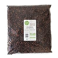 Tiny Footprint Coffee - USDA Organic Cold Brew Cold Press Elixir | Blend of Light & Dark Roasts Whole Bean Coffee | Fair Trade, Shade Grown & Carbon Negative | 3 Pound