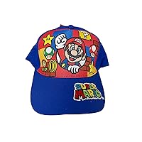 Super Mario Blue Hip-Hop Baseball Cap Hat