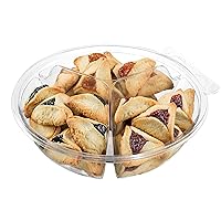 Stern's Bakery Hamentaschen Purim Gifts | Mishloach Manot | Shortbread Cookies with Apricot, Raspberry,Prune Filling |Shalach Manos Purim Basket | Kosher Gourmet Hamentashen Cookies | Prime Delivery