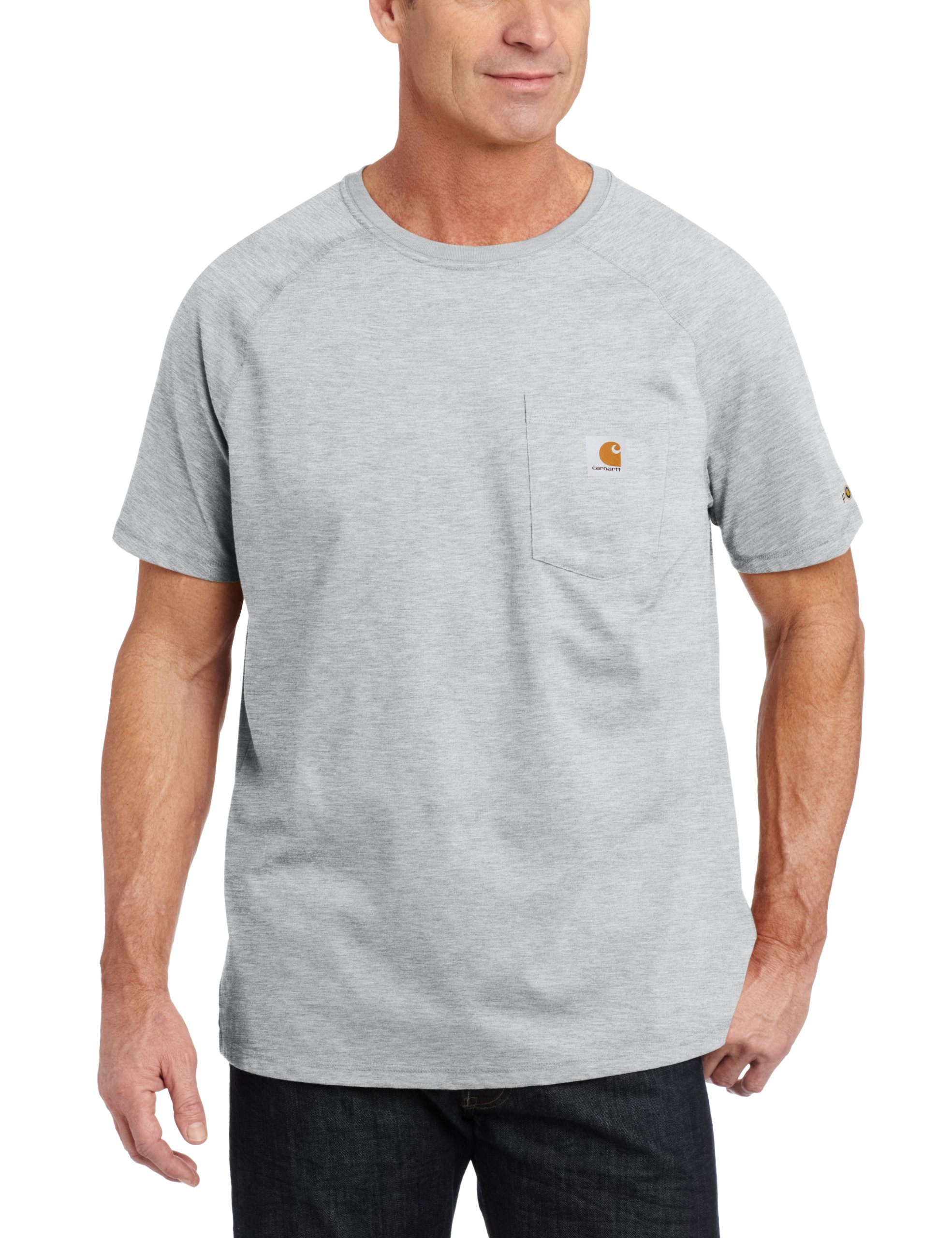 Carhartt Men's Force Relaxed Fit Midweight Short Sleeve Pocket T-Shirt (100410 Prev. Delmont)