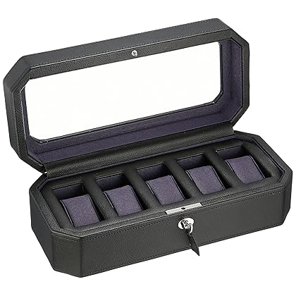 Windsor 5 Piece Watch Box by Wolf