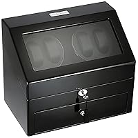 Diplomat 34-512 Led Lit Wood Watch Winder