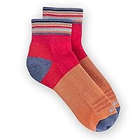 Women's Kaiya Quarter Sock, Pink, Medium