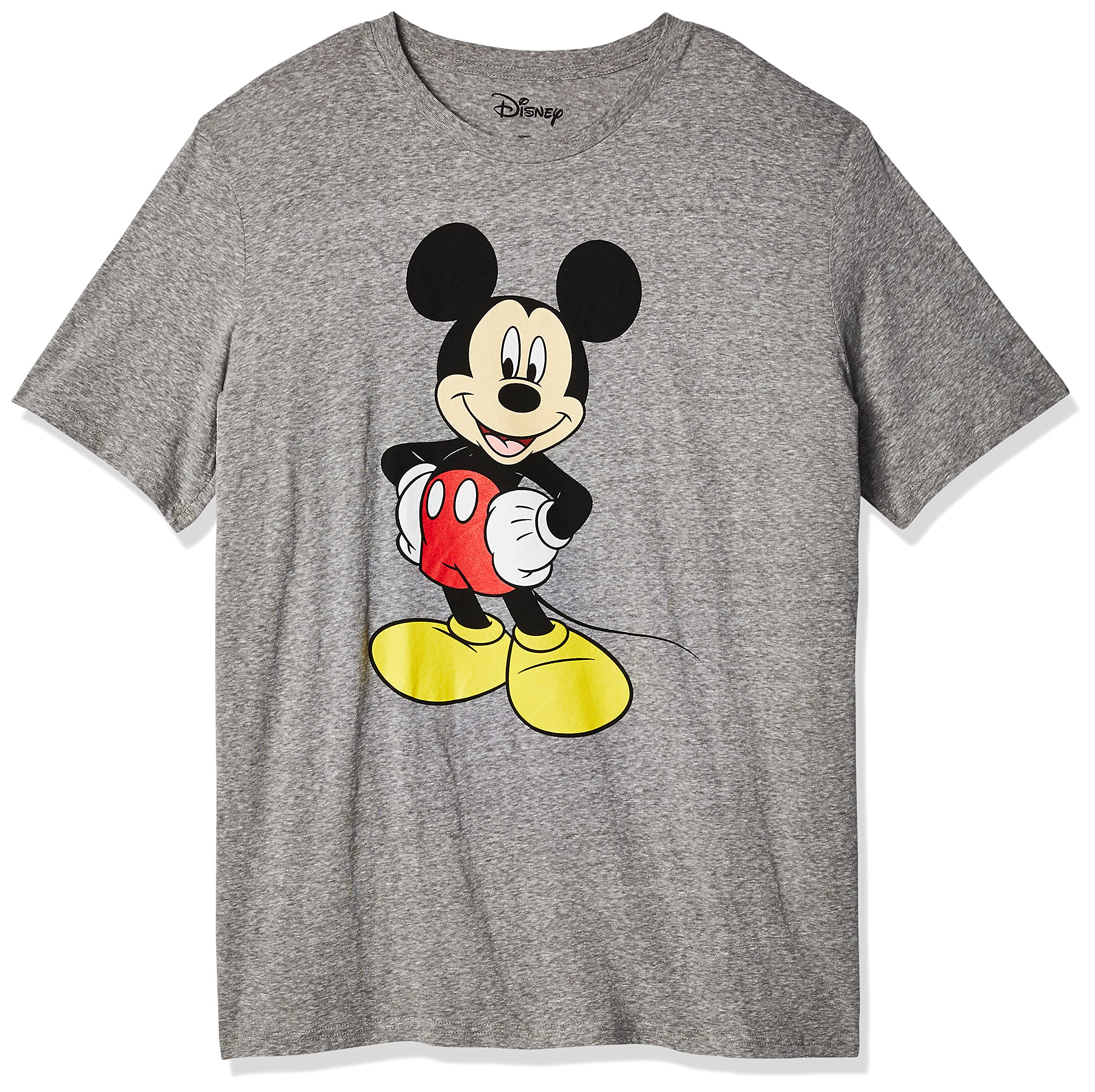 Disney Men's Classic Mickey Mouse Full Size Graphic Short Sleeve T-Shirt