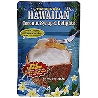 Kauai Tropical Syrup, Inc Hawaiian Coconut Syrup and Delights, 8.0 Ounce