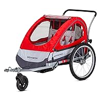Echo, and Trailblazer Child Bike Trailer, Single and Double Baby Carrier, Canopy, 16-20-inch Wheels