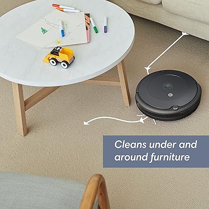 iRobot Roomba 694 Robot Vacuum-Wi-Fi Connectivity, Personalized Cleaning Recommendations, Works with Alexa, Good for Pet Hair, Carpets, Hard Floors, Self-Charging, Roomba 694